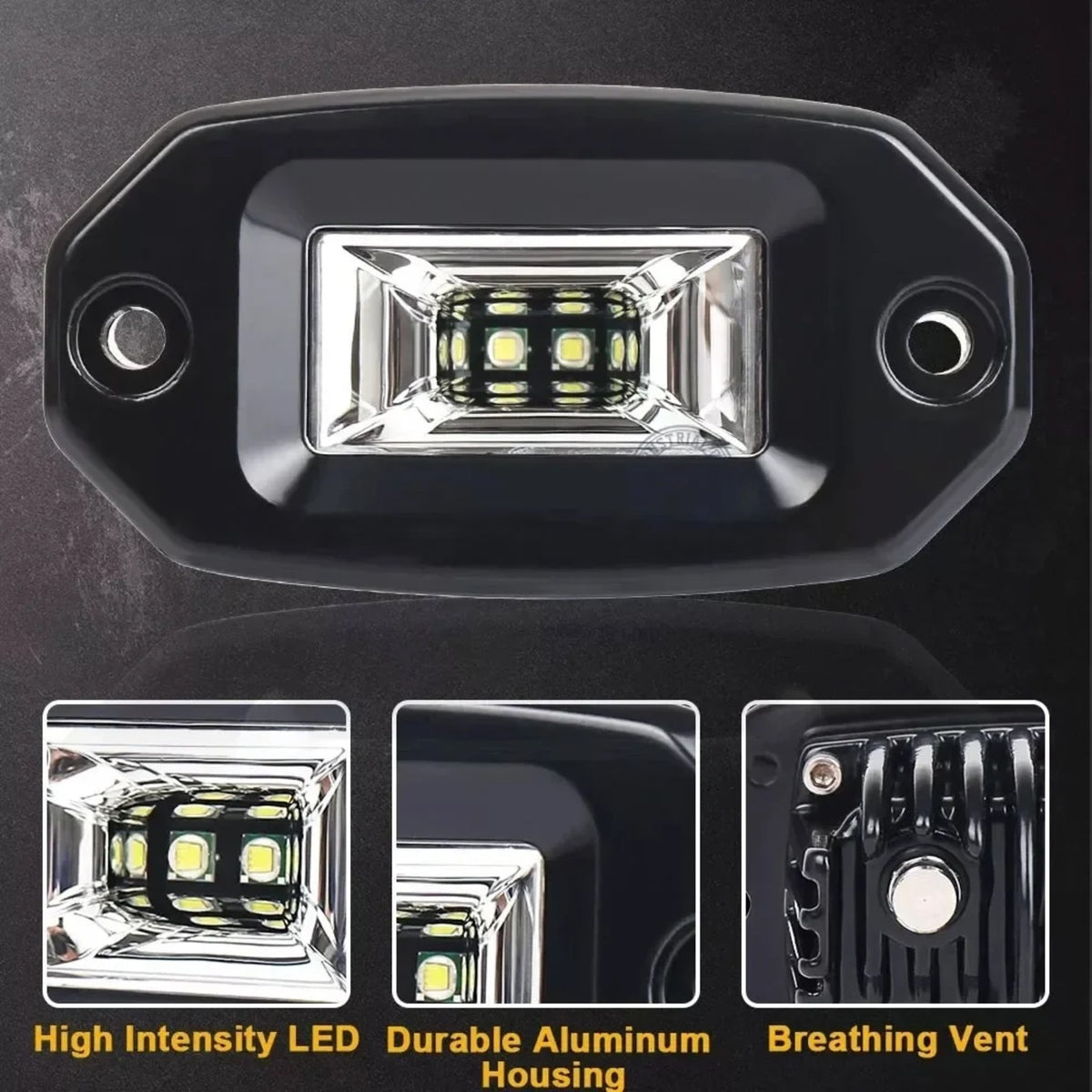 4-Inch Recessed Flush-Mount LED Light Bar for UTV & SXS – view 3