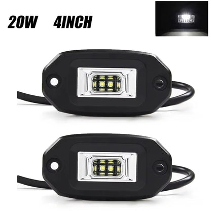 4-Inch Recessed Flush-Mount LED Light Bar for UTV & SXS – view 8
