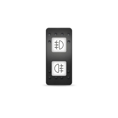 White LED DPDT 3-Position Rocker Switch for Polaris RZR & Can-Am – view 5