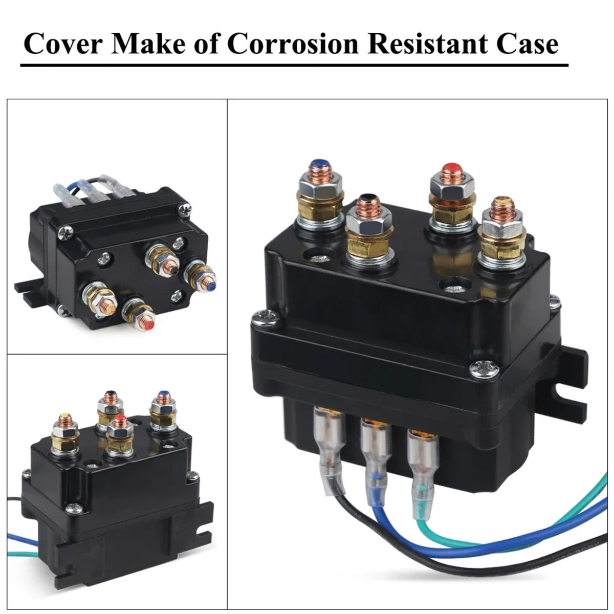 Winch Rocker Switch & Solenoid Relay Kit for UTV & SXS – view 2
