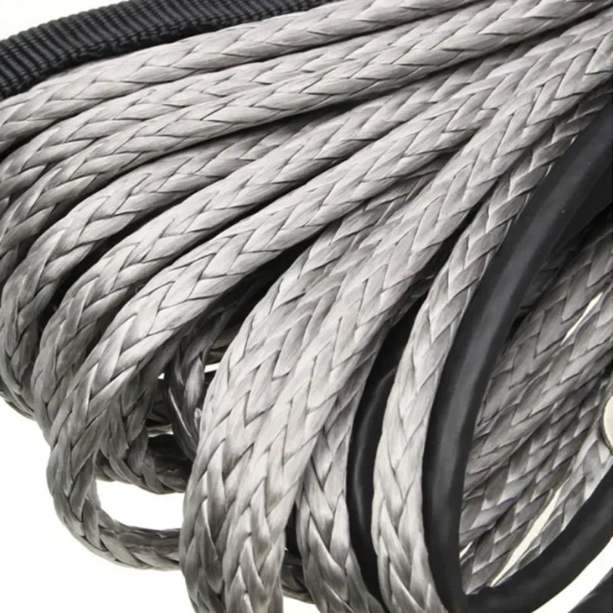 7mm x 15m Synthetic Winch Rope, 13,500 lb, Tow Strap for UTV & SXS – view 4