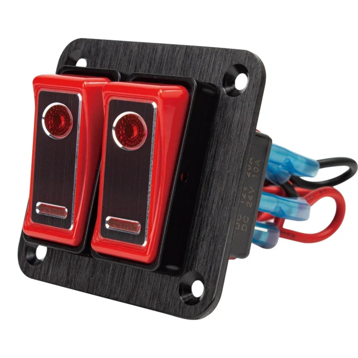 Metal Button Rocker Switch Panel with Circuit Breaker for UTV & SXS – view 2