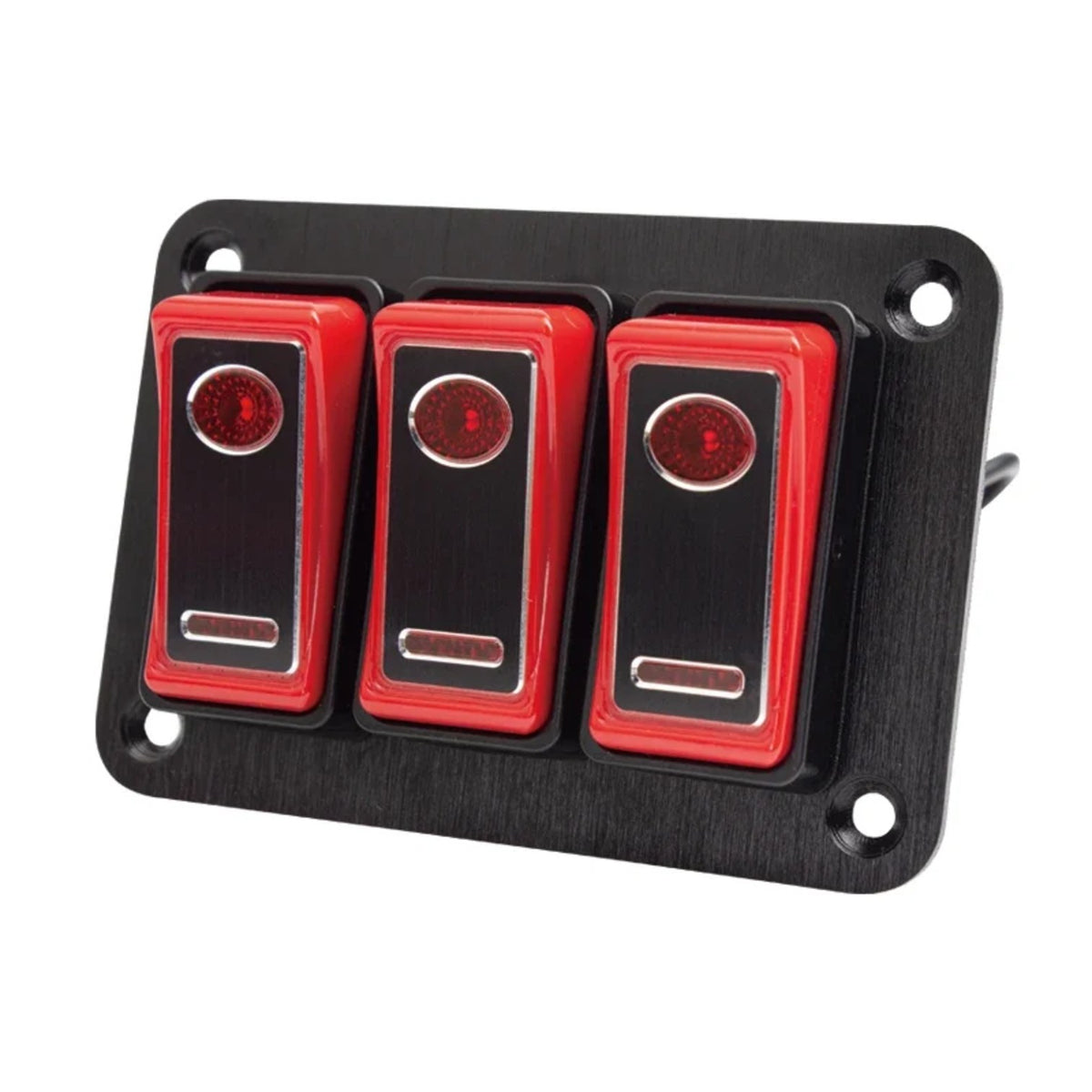 Metal Button Rocker Switch Panel with Circuit Breaker for UTV & SXS – view 4