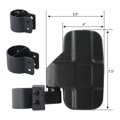 1.75–2 in Roll Bar Side Mirrors for UTV & SXS – view 4