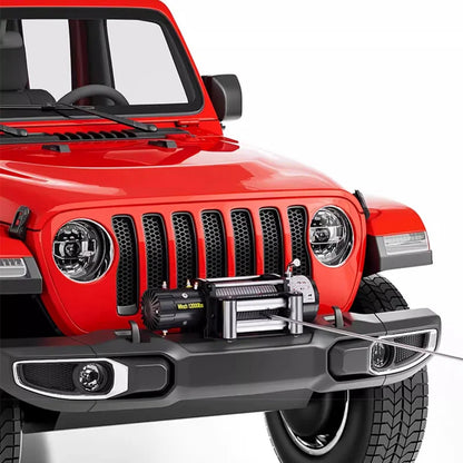 2,000–3,000 lb Electric Winch with Steel Cable & Wired Remote for UTV & SXS – view 4