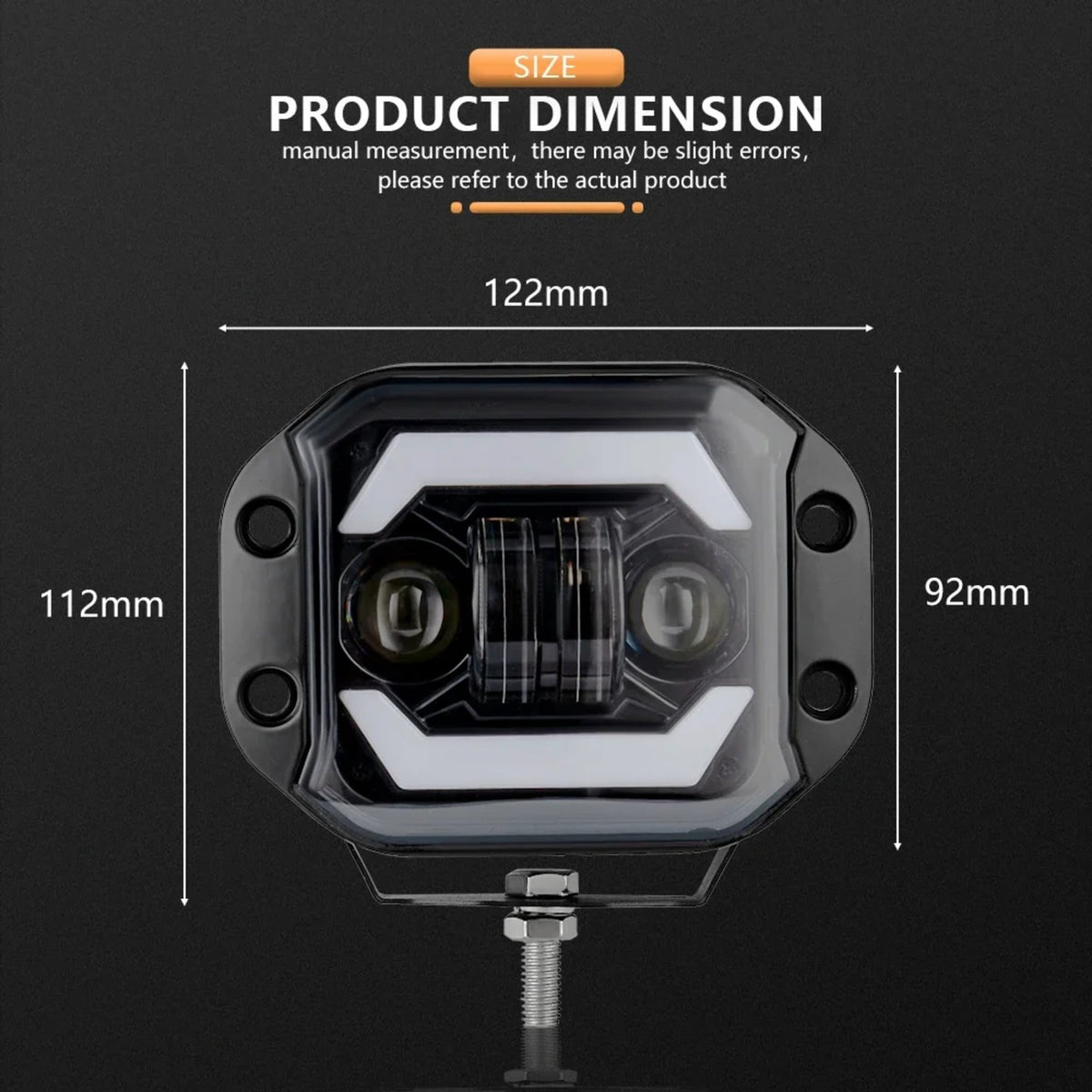 5-Inch Flush-Mount LED Light Pods for UTV & SXS – view 2