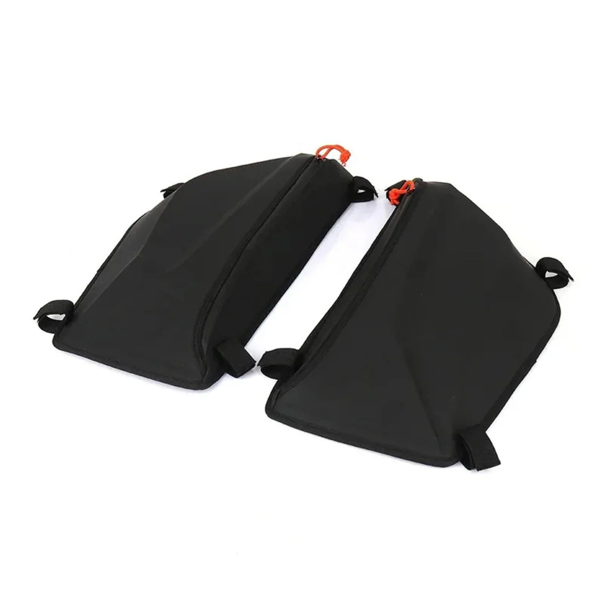 Front Door Storage Bags for Can-Am Maverick X3 (Gray/Red) – view 2