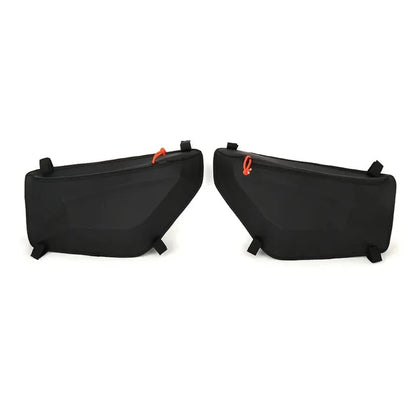Front Door Storage Bags for Can-Am Maverick X3 (Gray/Red) – view 3