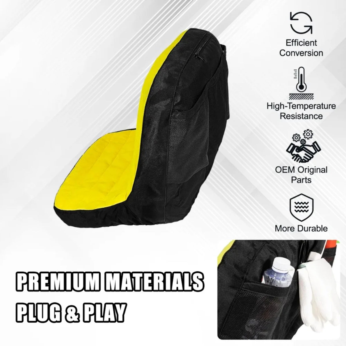 Seat Cover with Side Storage for John Deere Gator – view 2