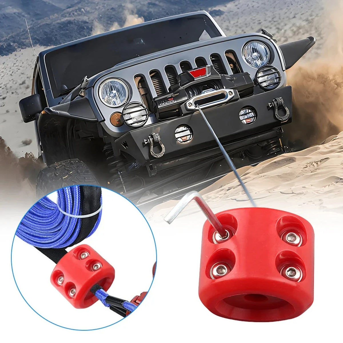 Winch Cable Hook Stopper & Rope Saver for UTV & SXS – view 2