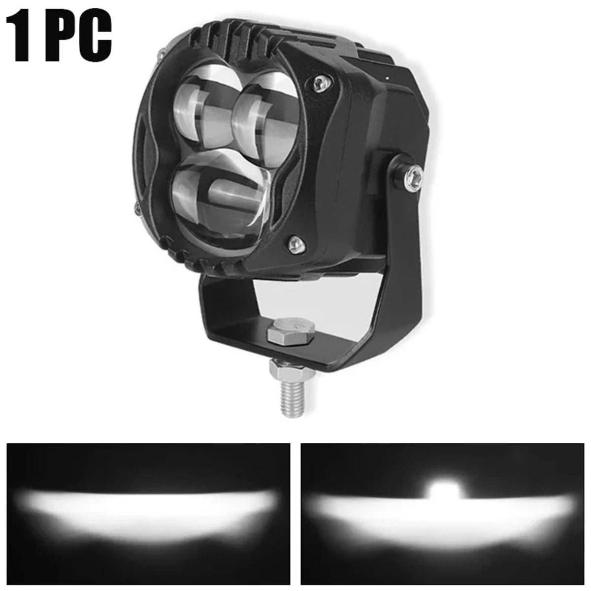 3-Inch Hi/Lo Beam LED Pod Lights for UTV & SXS – view 2