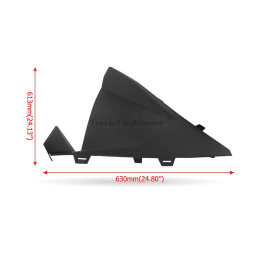 Black Lower Half Door Panels (Pair) for Polaris RZR Pro XP & RZR Turbo R