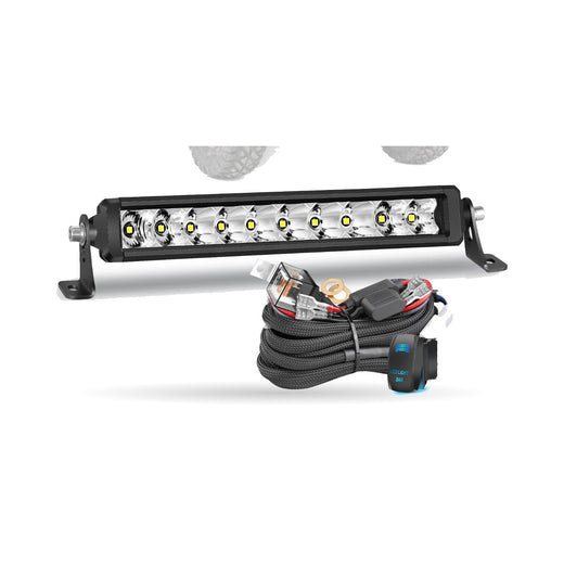 12-Inch Slim Single-Row LED Light Bar with Wiring Kit for Polaris Ranger XP 1000 (2017–2026)