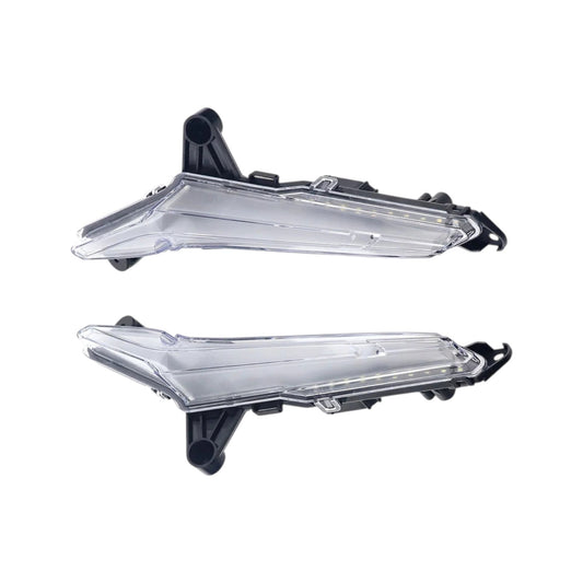 White DRL Front LED Fang Lights for Can-Am Maverick R (2024–2026)