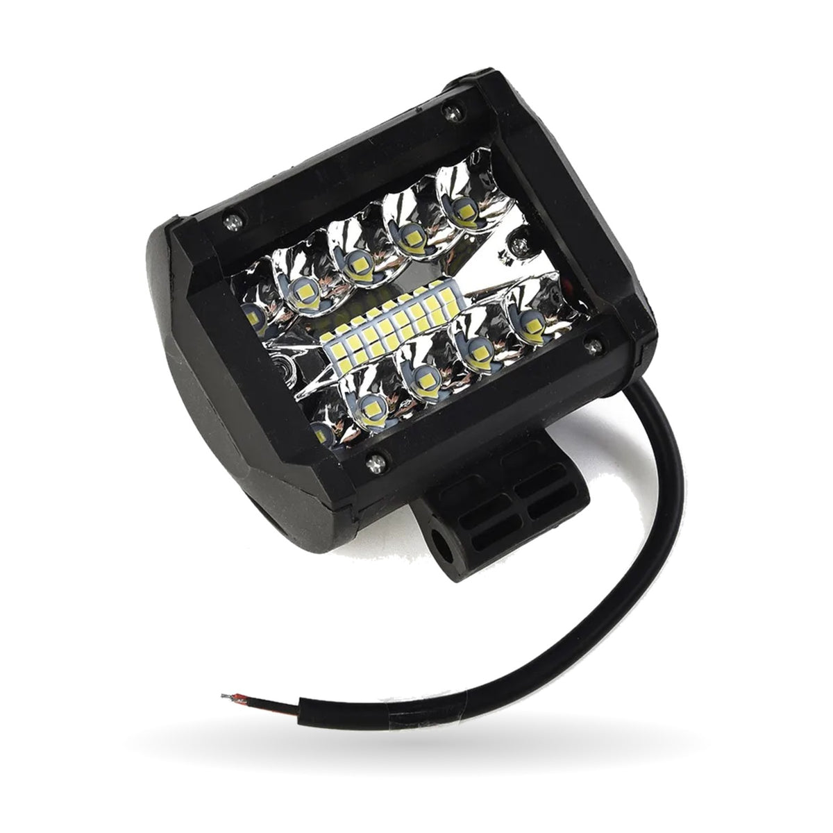 60W LED Spot/Flood Combo Light Bar, 12V Off-Road Work Light for UTV & SXS