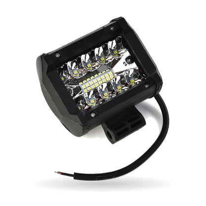 60W LED Spot/Flood Combo Light Bar, 12V Off-Road Work Light for UTV & SXS