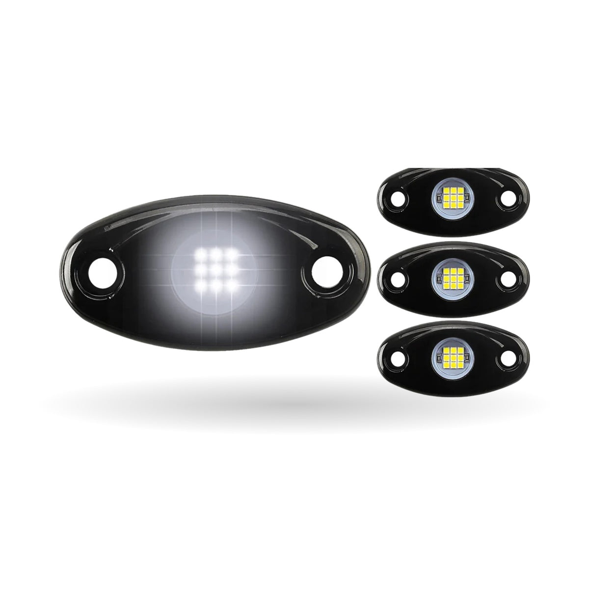 9-LED RGB Rock Light, Underbody Accent Light for UTV & SXS