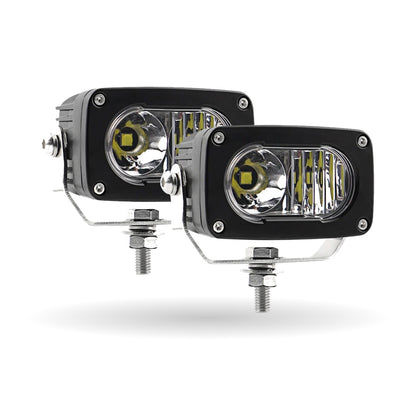 3-Inch Amber LED Pod Lights (Pair) for UTV & SXS