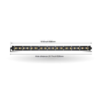 8-Inch Dual-Color Strobe LED Light Bar for UTV & SXS