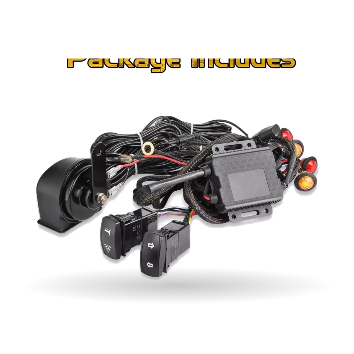 Pre-Wired Turn Signal Kit with Rocker Switch for Polaris Ranger XP 1000