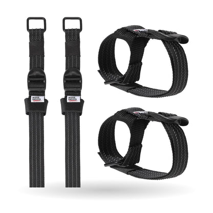 Rubber Shovel & Tool Holder Straps (4-Pack) for UTV & SXS
