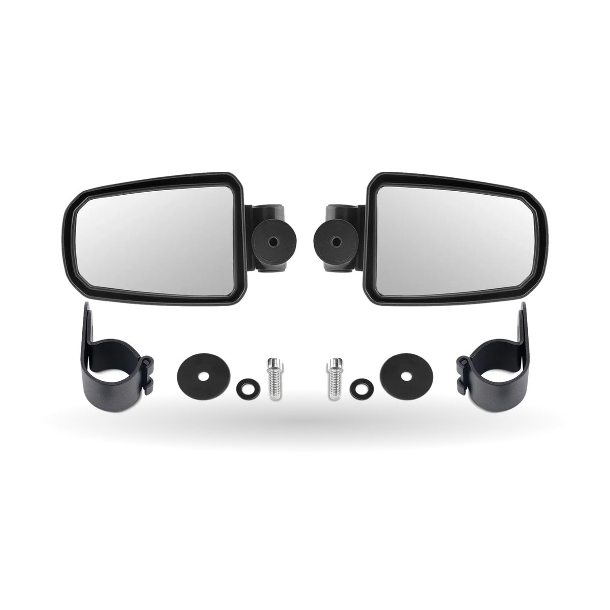 1.75-Inch Side Mirrors (Pair) for Polaris RZR, Honda Pioneer & Yamaha YXZ