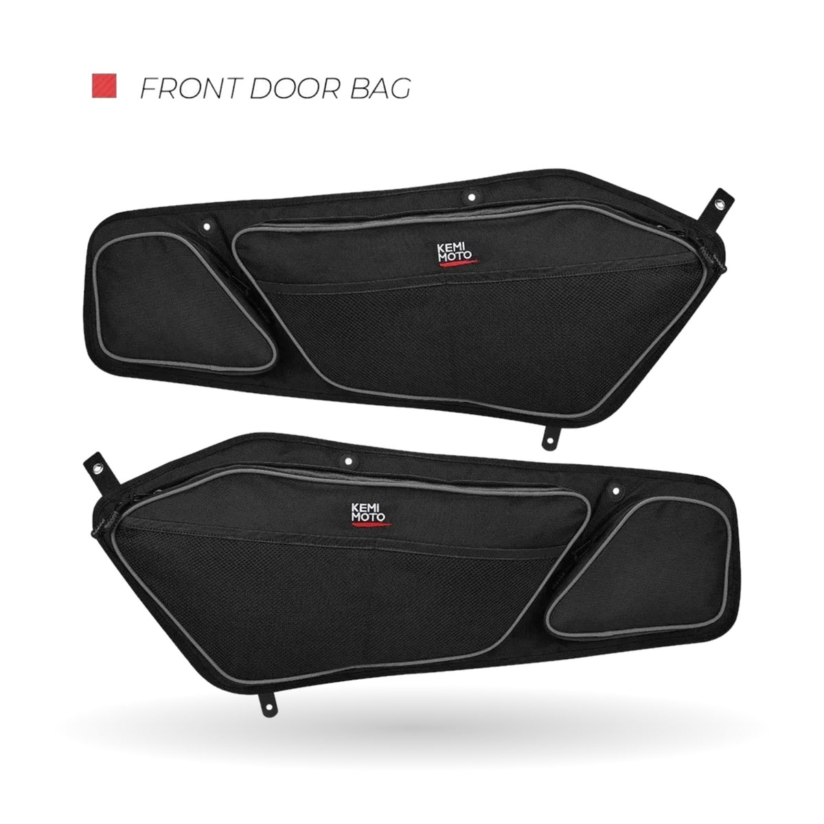 Door Bags with Knee Pads for Polaris RZR Pro XP, Pro R & Turbo R