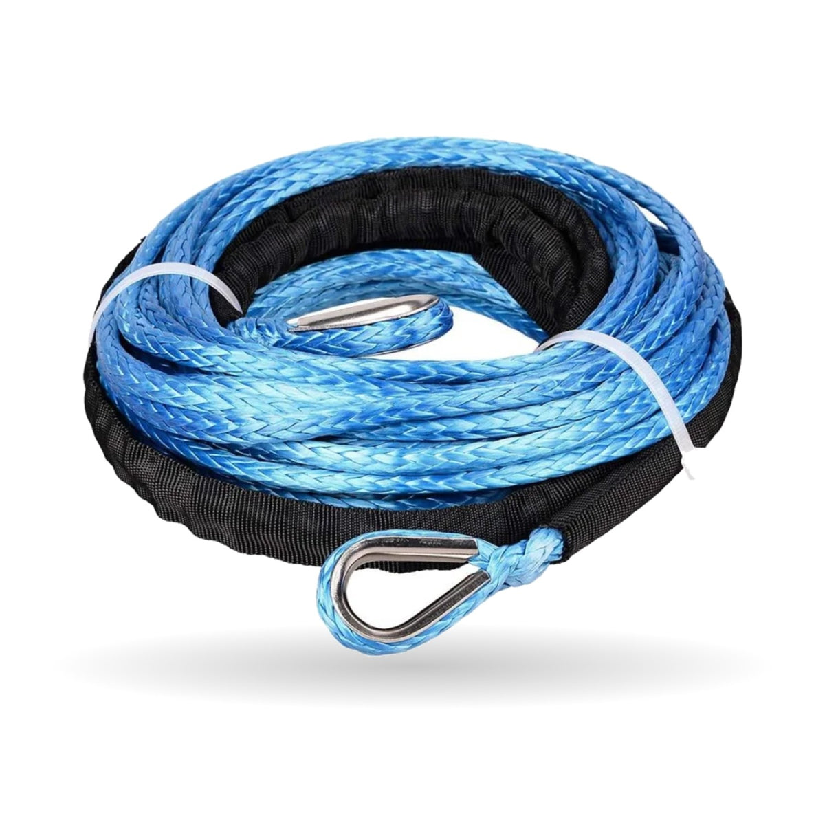 50 ft Synthetic Winch Rope Extension with Rock Guard for UTV & SXS