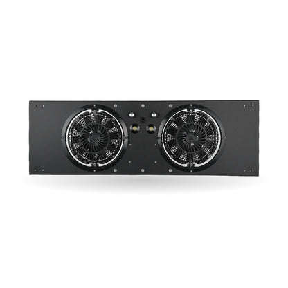 Dual 8-Inch Aluminum Cab Cooling Fans for Polaris Ranger, Can-Am Defender & CFMOTO UForce