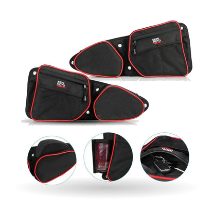 Knee Pad Door Storage Bags for Polaris RZR XP 1000, 900 & XP Turbo