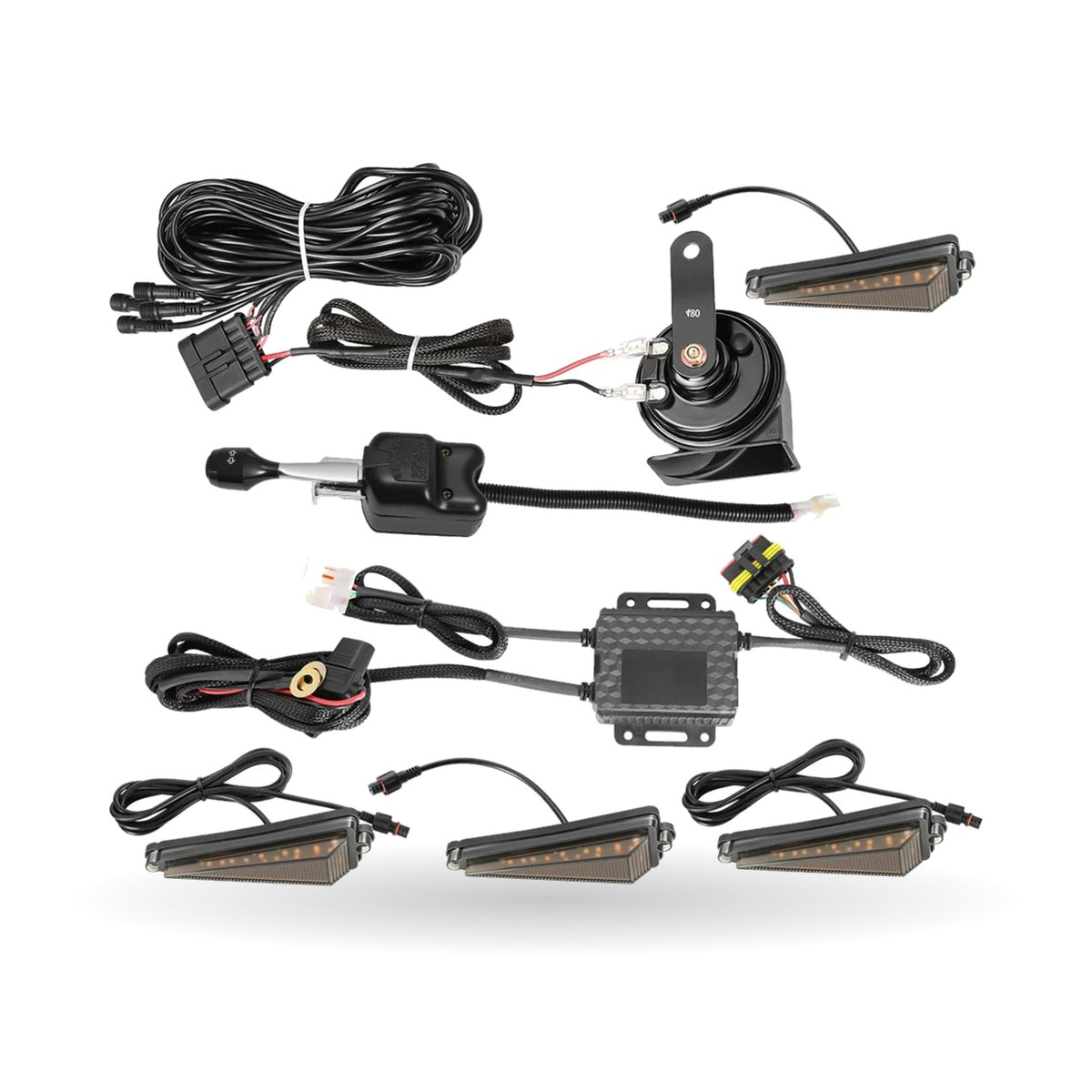 Pre-Wired Turn Signal Kit with 110 dB Horn & Column Switch for UTV & SXS