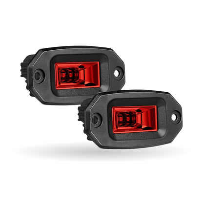 Recessed Flush-Mount LED Work Light, 4 or 6 Inch, for UTV & SXS
