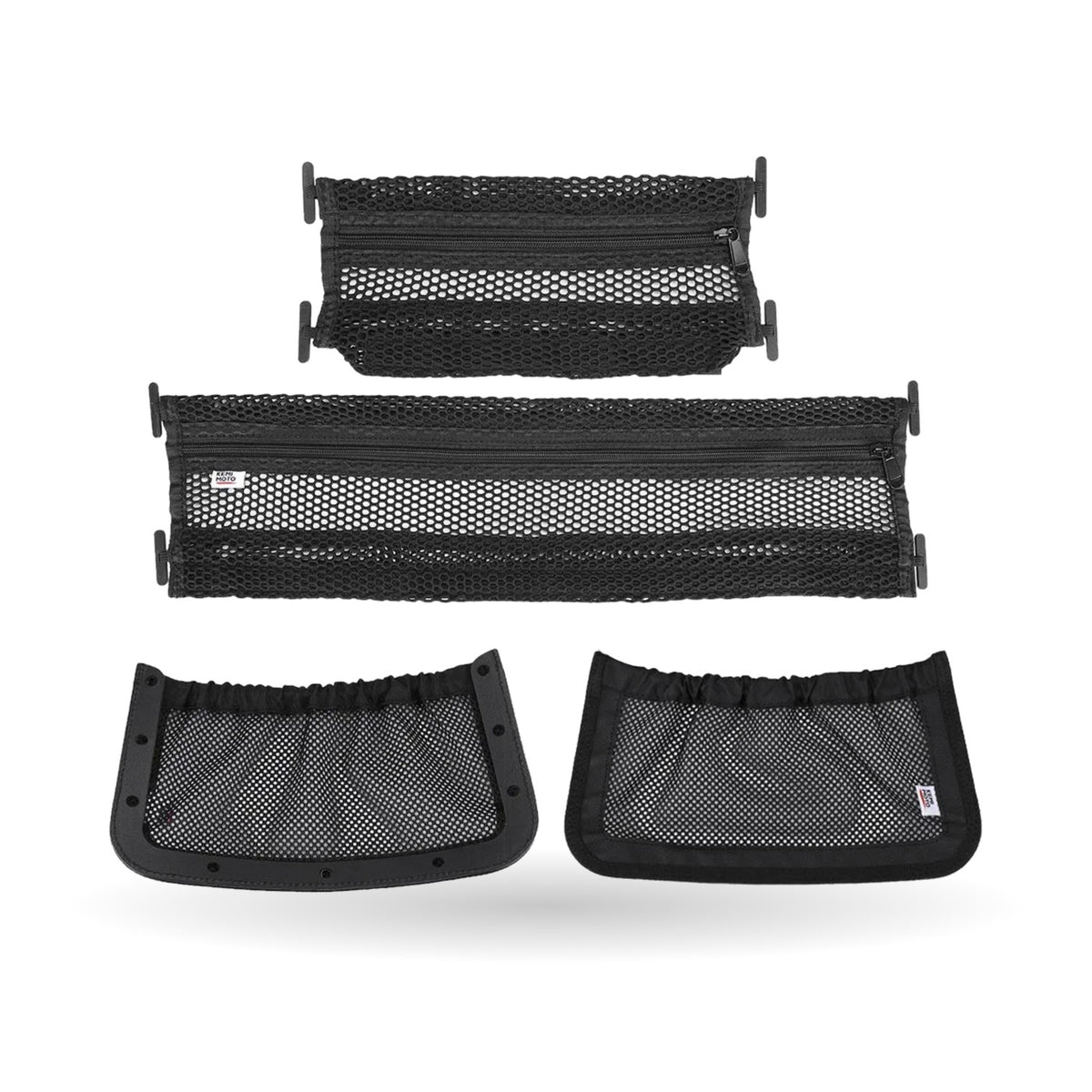 Front & Rear Dash Storage Baskets with Nets for Can-Am Defender