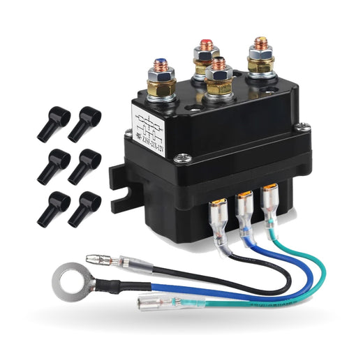 Winch Rocker Switch & Solenoid Relay Kit for UTV & SXS