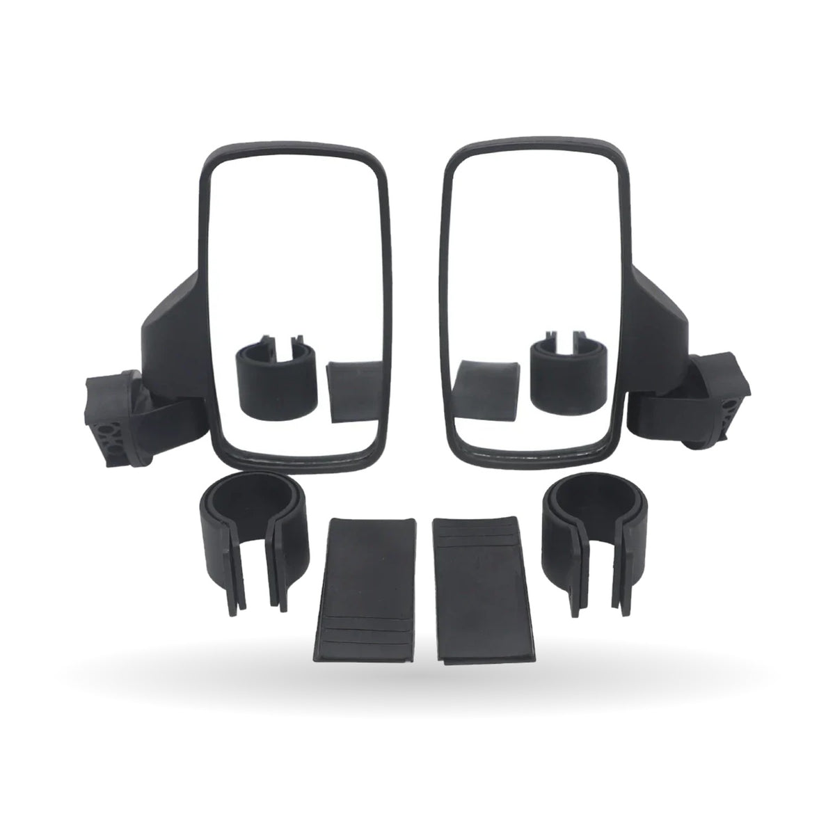 Easy-Adjust Side Mirrors for 1.75–2 in Roll Bars for Polaris RZR & Kawasaki Mule
