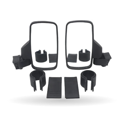 Easy-Adjust Side Mirrors for 1.75–2 in Roll Bars for Polaris RZR & Kawasaki Mule