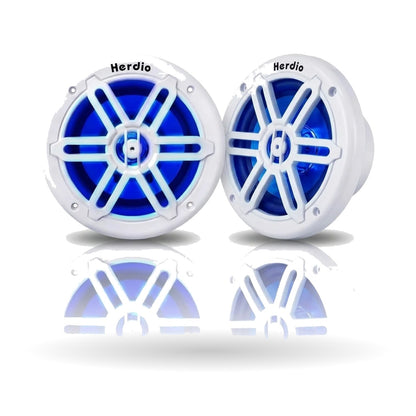 8-Inch 450W Waterproof LED Marine Speakers for UTV & SXS