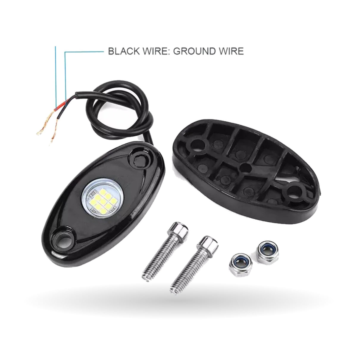 24-Pod White LED Rock Light Kit for UTV & SXS