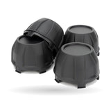 Black Wheel Hub Center Caps (4-Pack) for Kawasaki Teryx KRX 1000 (2020–2022)