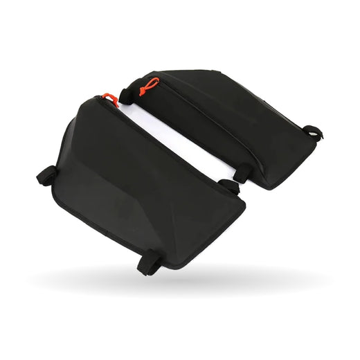 Front Door Storage Bags for Can-Am Maverick X3 (Gray/Red)