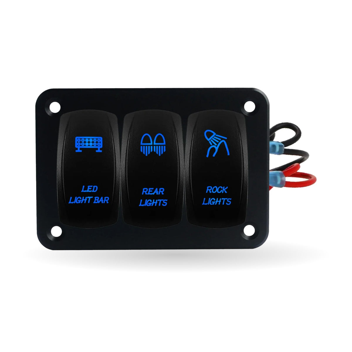 3-Gang LED Rocker Switch Panel for UTV & SXS