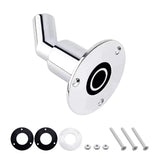 GAOERFU Thru Hull Exhaust Skin Fitting 24mm Diesel Heater Exhaust Tube Pipe Socket Hardware 316 Stainless Steel Fitting Diesel Parking Boat Marine Car Truck Heaters with Bolts and Nuts Angled