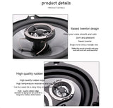Two-Way Coaxial 6-Inch Car Audio Speakers – 400W Peak Power, 2pcs Set