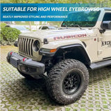 Fenders Front Rear Fenders Compatible With 2018-2024 Jeep Wrangler JL And JLU Unlimited Rubicon, Off-Road Wheel Fender Liner Set 4 Pcs